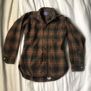 Vintage Pendleton woman’s rare xs wool flannel